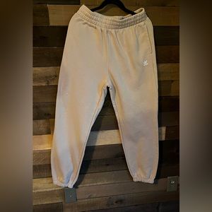 Adidas men’s Tan sweatpants size large